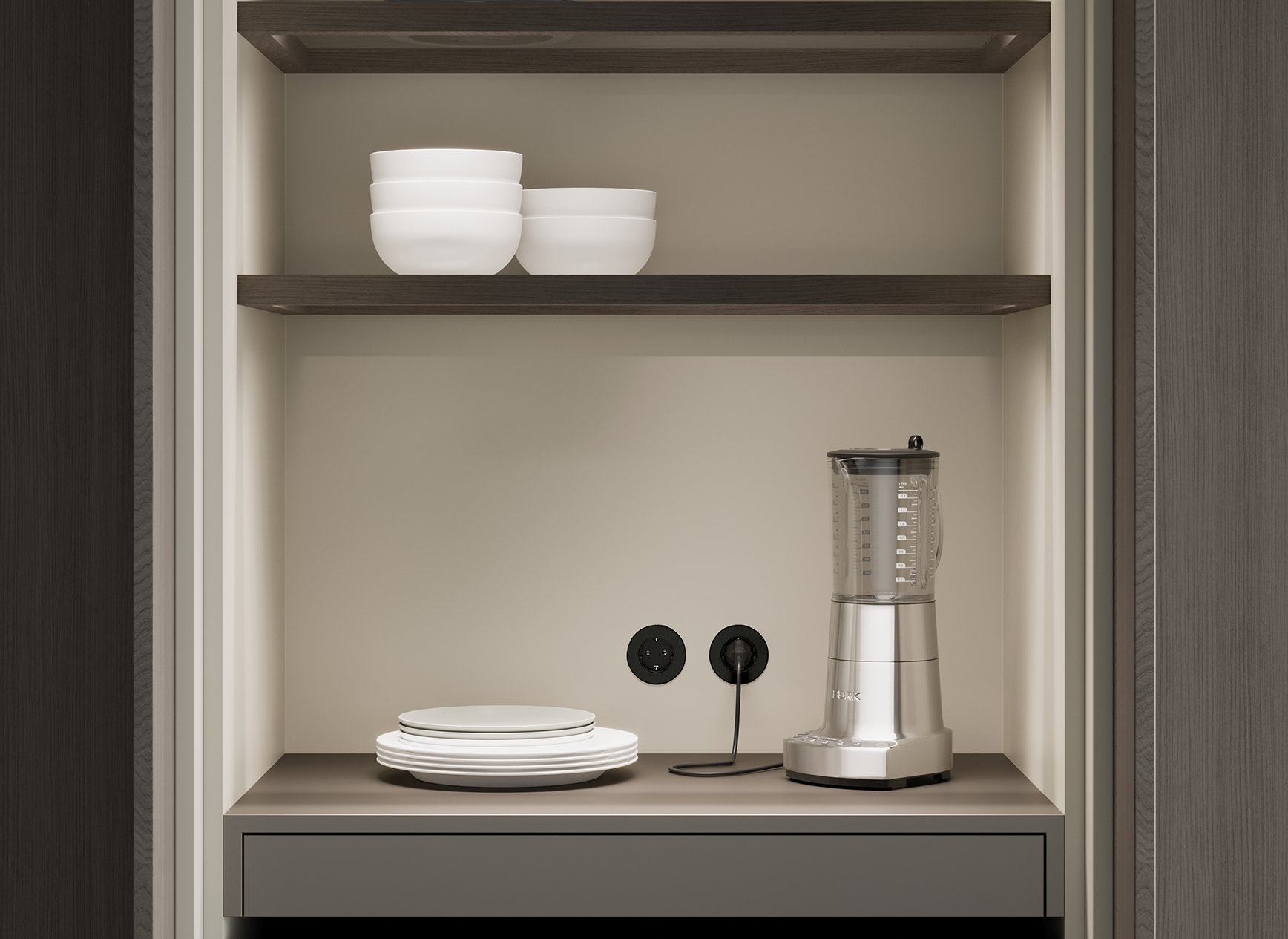 Naber CON-AKTIV® Steckdosen beschnitten